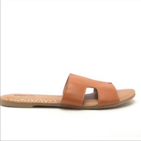 Chic stylish flats sandals slides - Picture 3 of 3